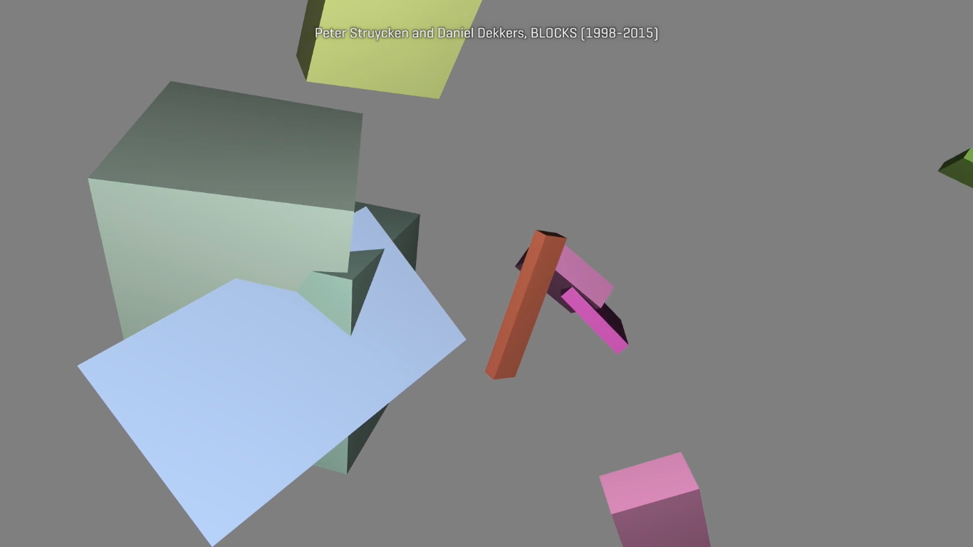 Peter Struycken and Daniel Dekkers, BLOCKS (1998-2015)
